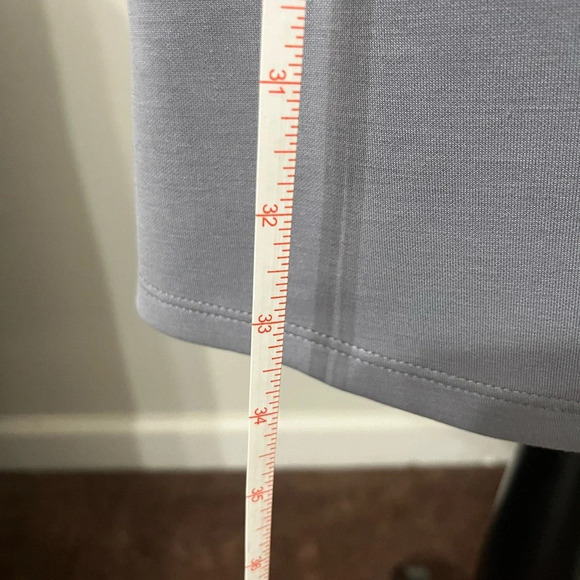 CABLE & GUAGE SPORT Gray Dress with Side Tie, Small - Picture 5 of 8